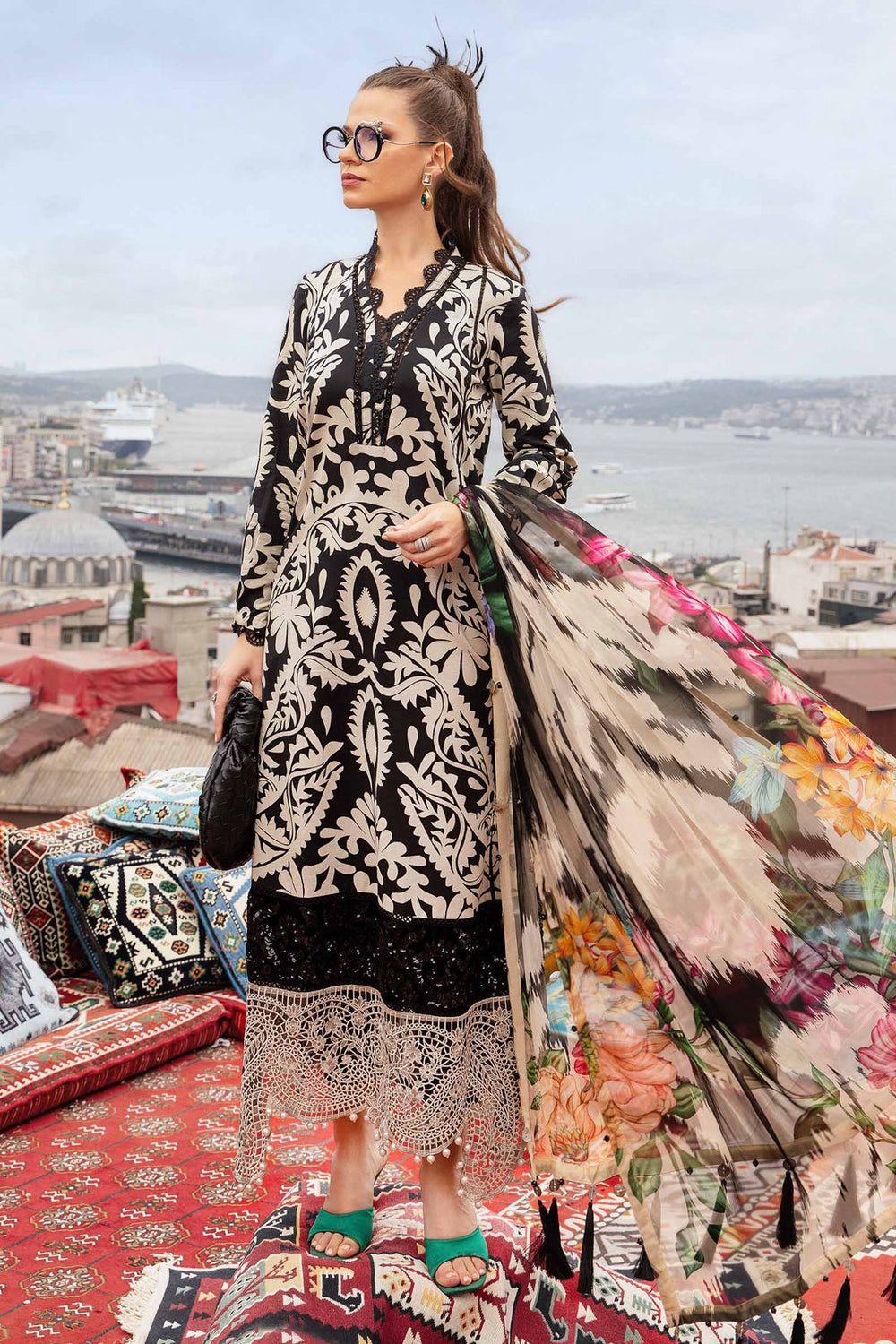 Maria B M print (Khadar 3 piece) N 10