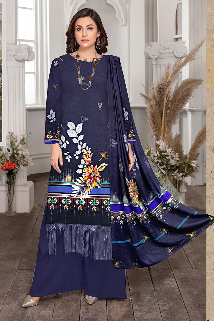 3 PIECES KHAADI KHADDAR - D10