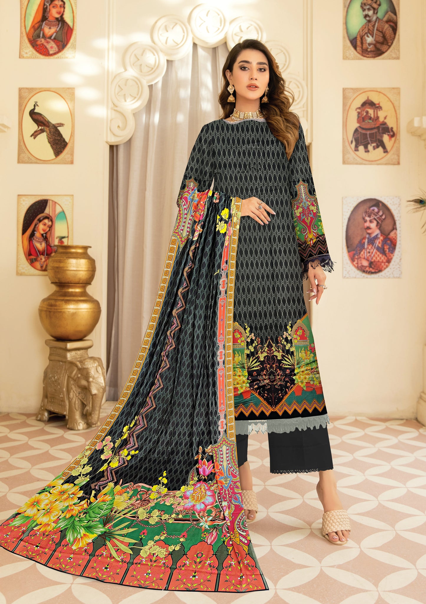 3piece Linen D-5