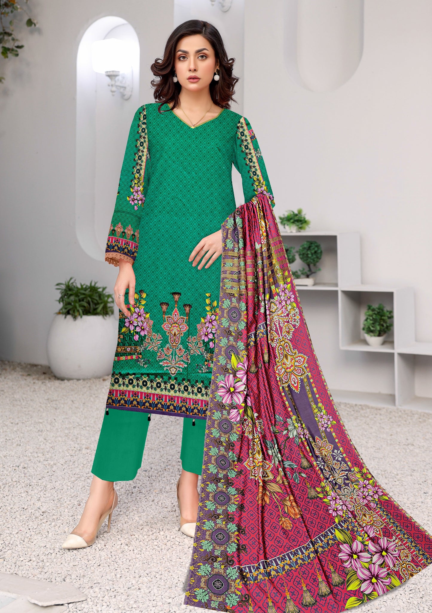 3piece Linen D-16