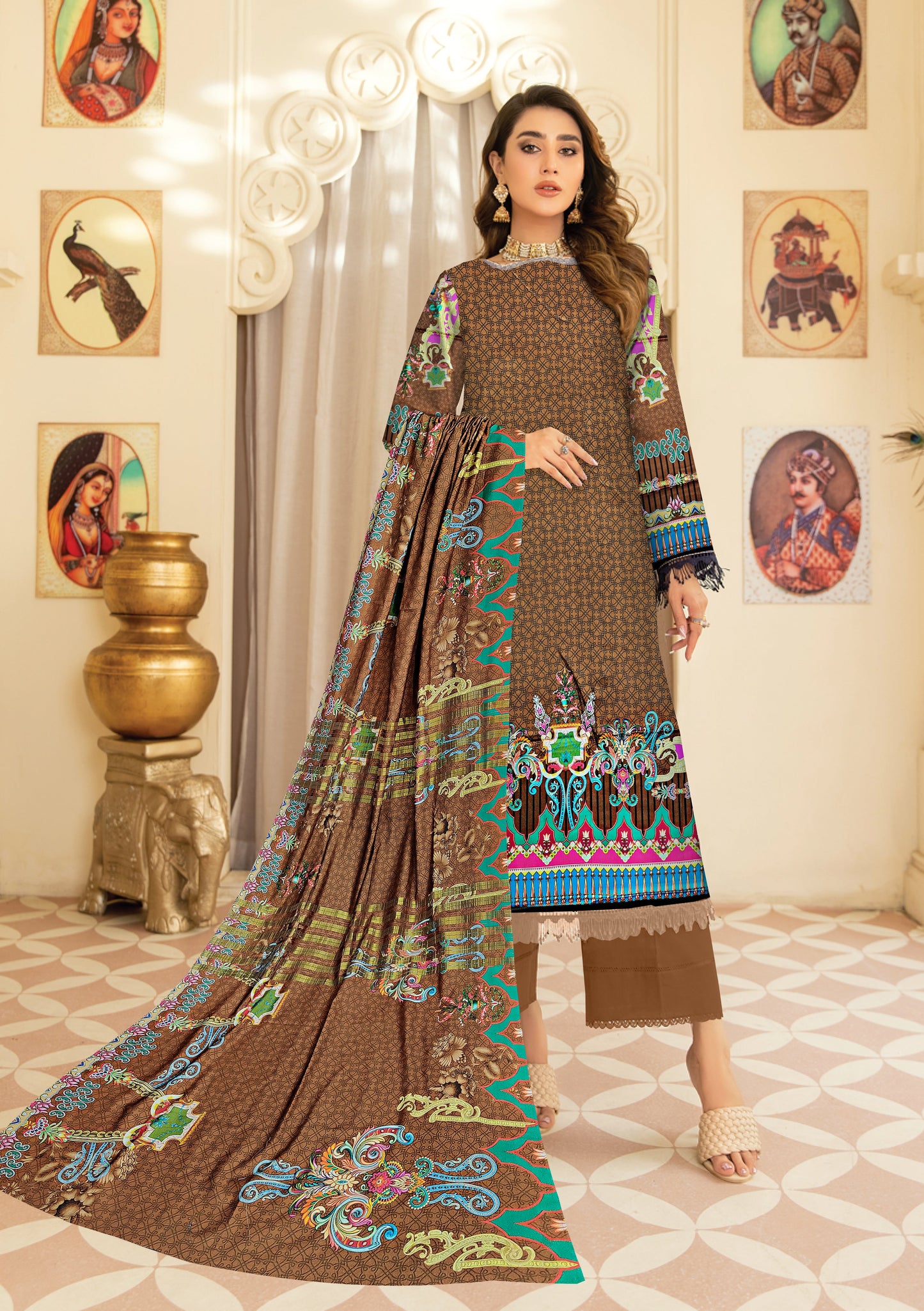 3piece Linen D-6