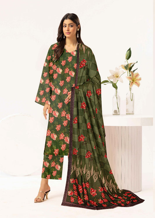 Baroque Digital printed lawn 3pcs