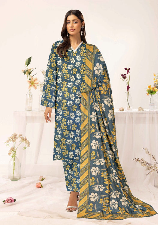 Baroque Digital printed lawn 3pcs