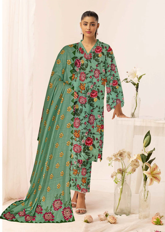 Baroque Digital printed lawn 3pcs