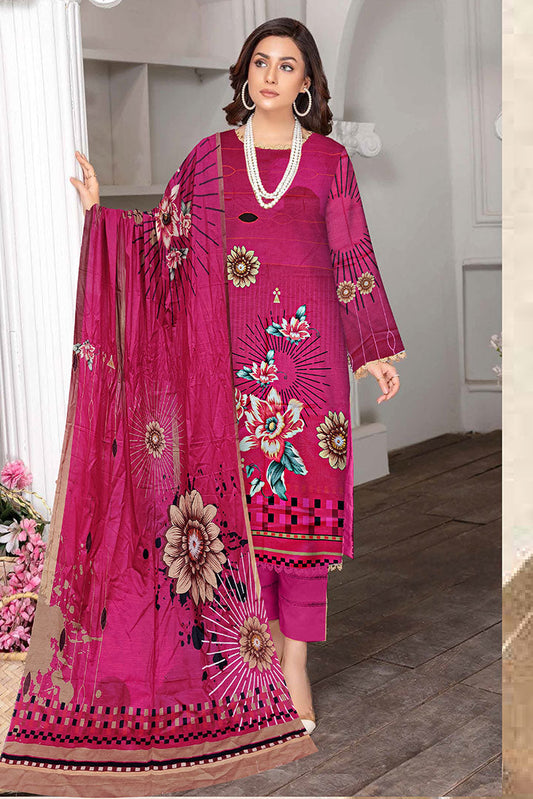 3 PIECES KHAADI KHADDAR - D03